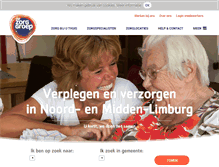 Tablet Screenshot of dezorggroep.nl